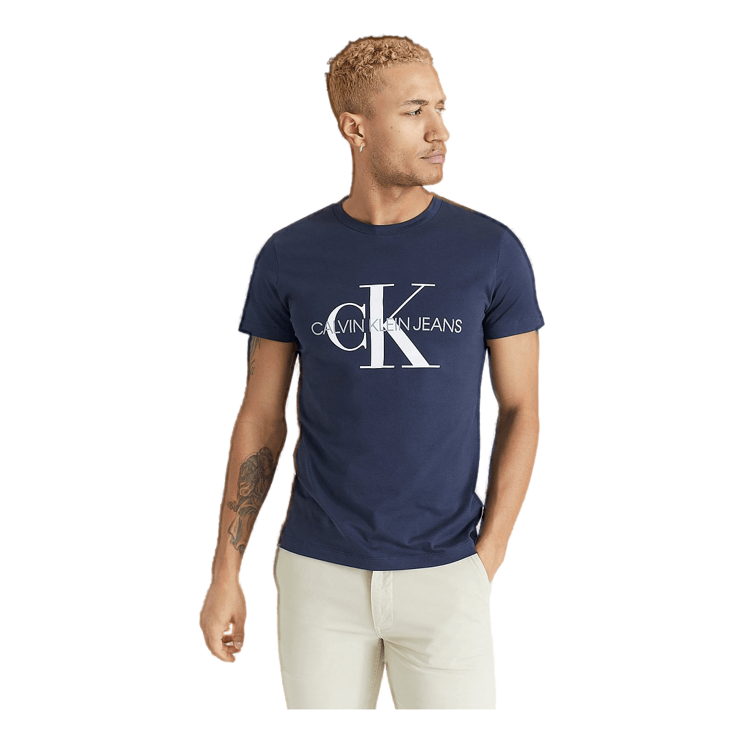 Calvin Klein JeansIconic Monogram Ss Slim Tee Chw - Night Sky