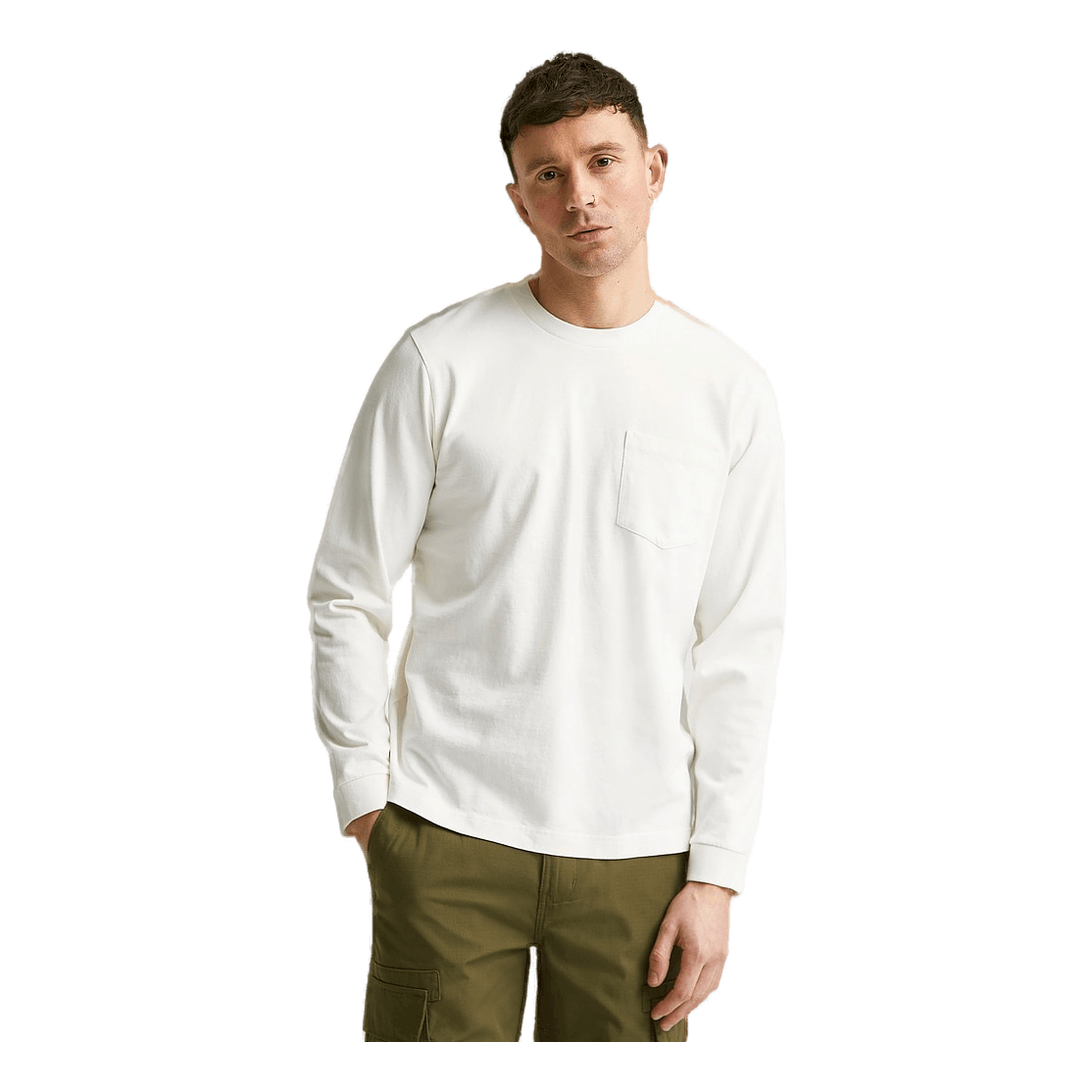 Nudie Jeans Rudi Heavy Pocket Tee Chalk