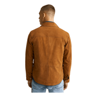 Ze Suede Shirt Cognac