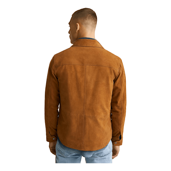 Ze Suede Shirt Cognac