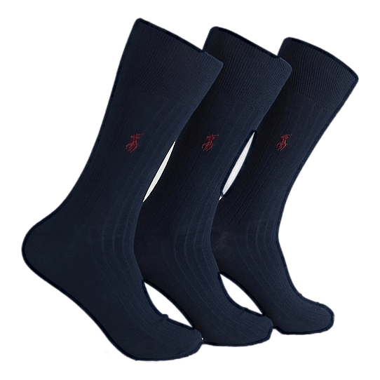 Polo Ralph Lauren Ribbed Crew Sock 3-Pack