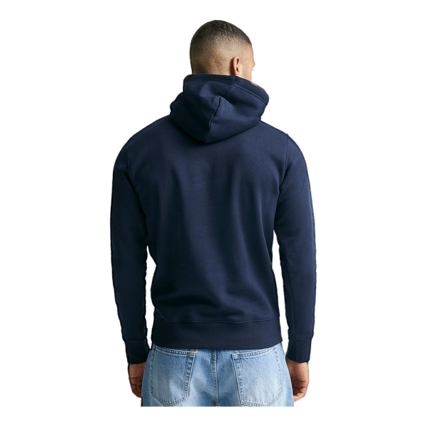 D1. Gant Banner Shield Hoodie Evening