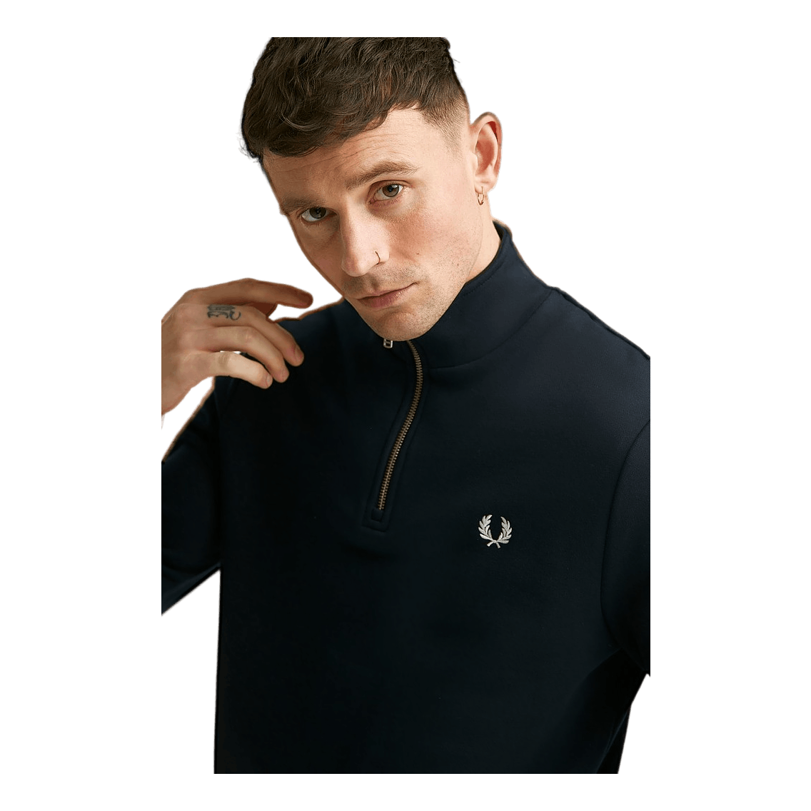 Fred Perry Half Zip Sweatshirt 608