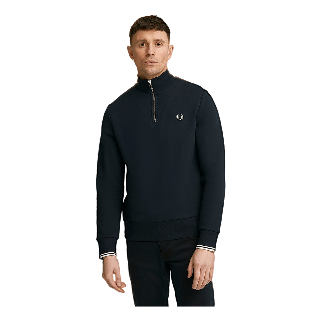 Fred Perry Half Zip Sweatshirt 608