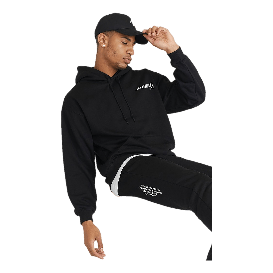 Hood Small Text Print