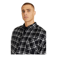 Boxy Flannel Shirt  Check