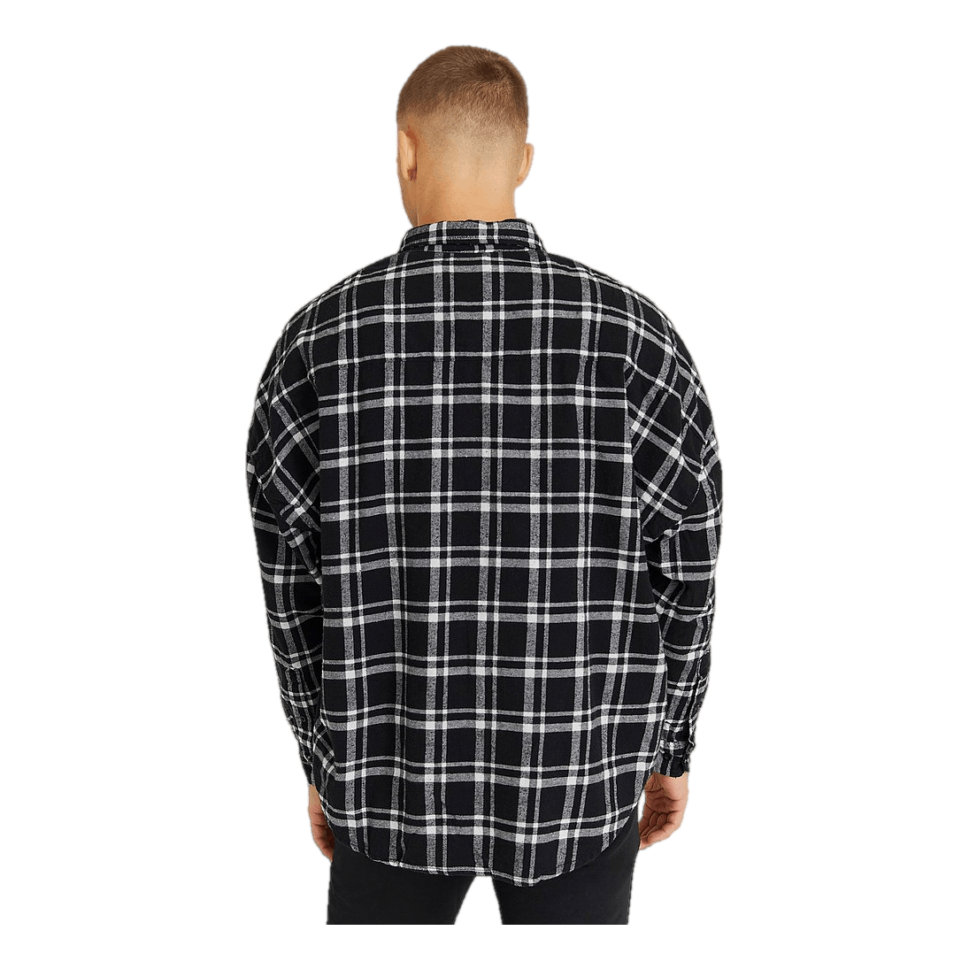 Boxy Flannel Shirt  Check