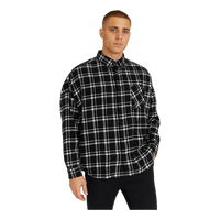 Boxy Flannel Shirt  Check