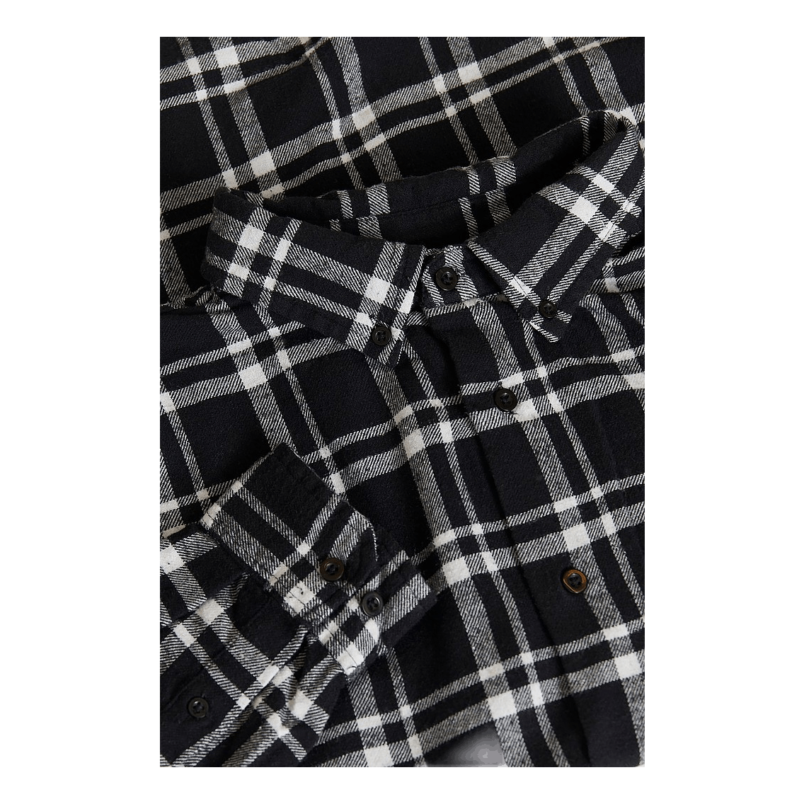 Boxy Flannel Shirt  Check