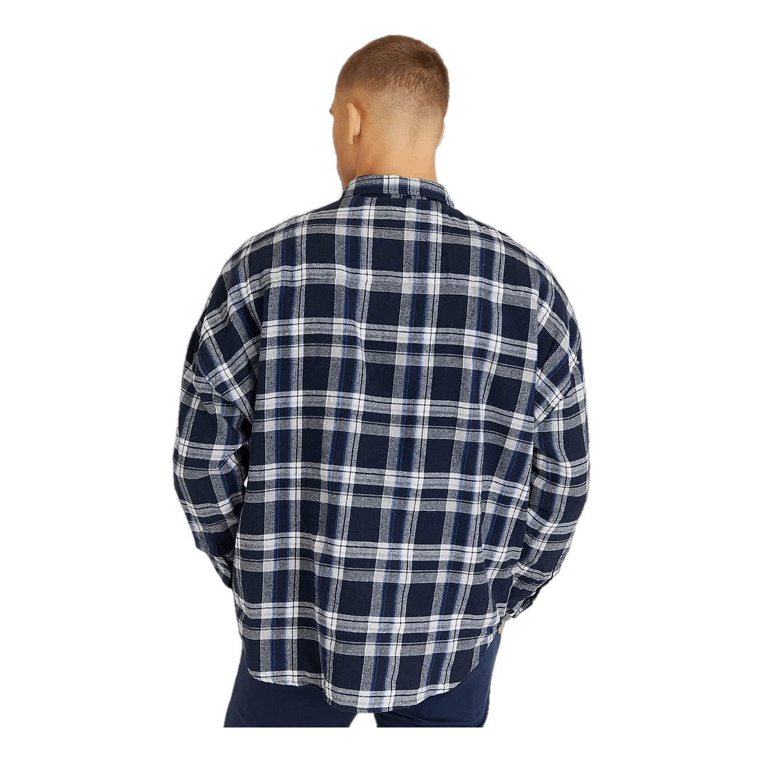 Boxy Flannel Shirt  Check