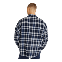 Boxy Flannel Shirt  Check