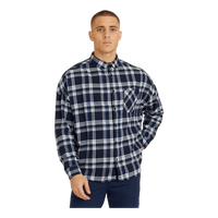 Boxy Flannel Shirt  Check