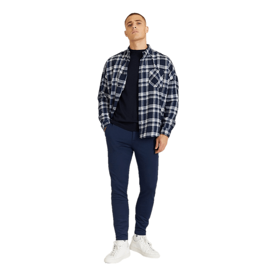 Boxy Flannel Shirt  Check