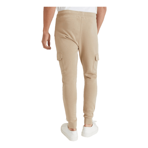 Skinny Cargo Sweatpants Greige