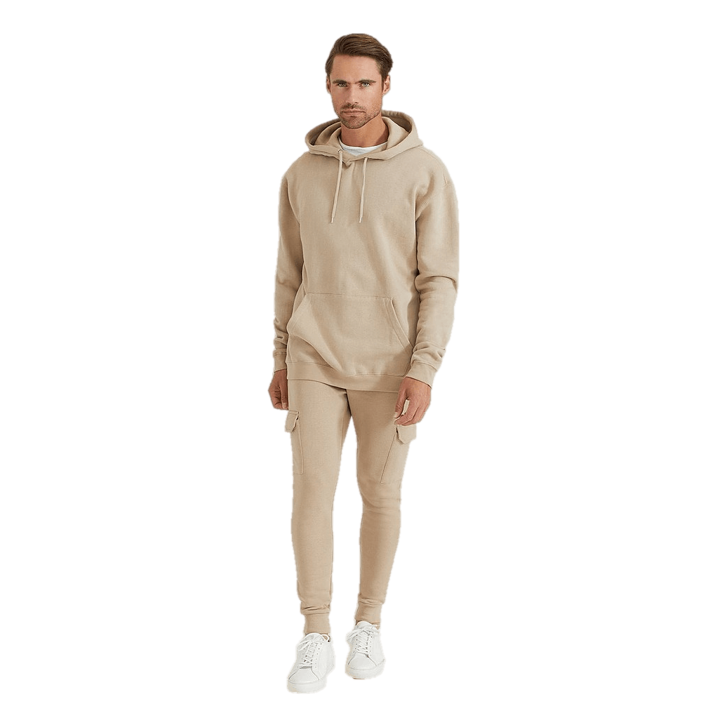 Skinny Cargo Sweatpants Greige