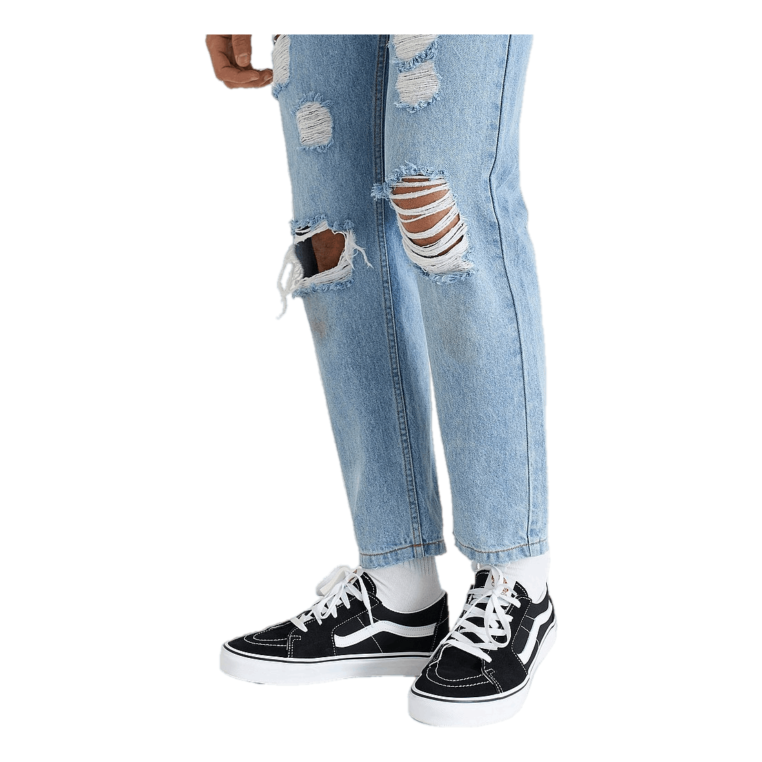 Ripped Regular Tapered Jeans