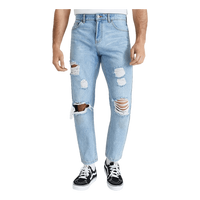 Ripped Regular Tapered Jeans