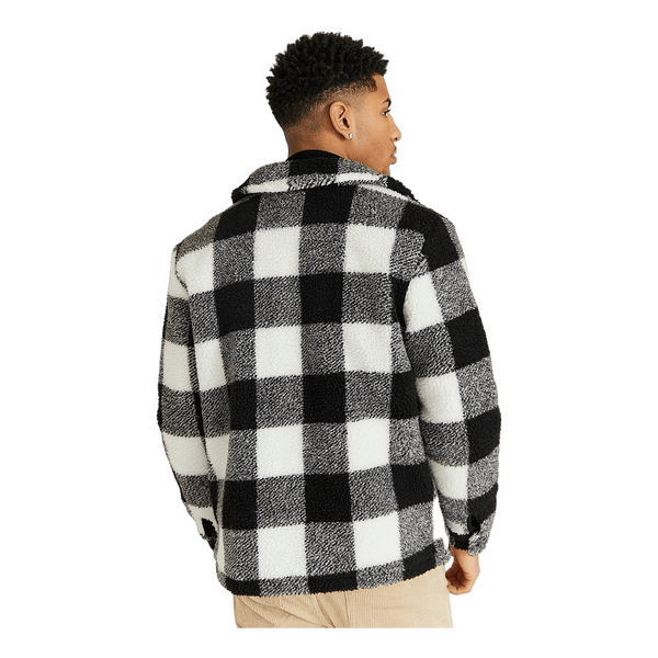 Check Heavy Pile Jacket  Check