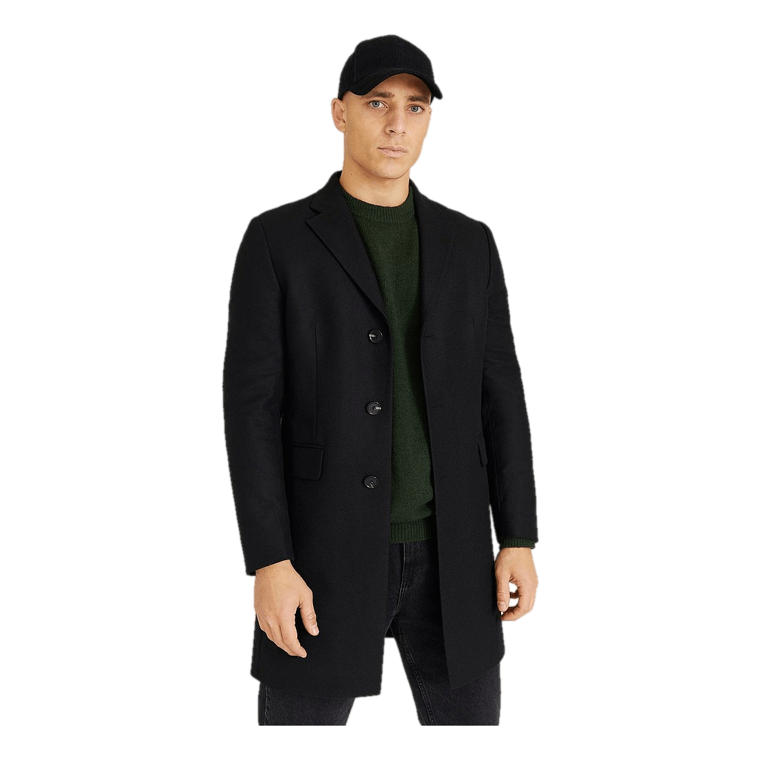 Lambton wool 2025 coat black