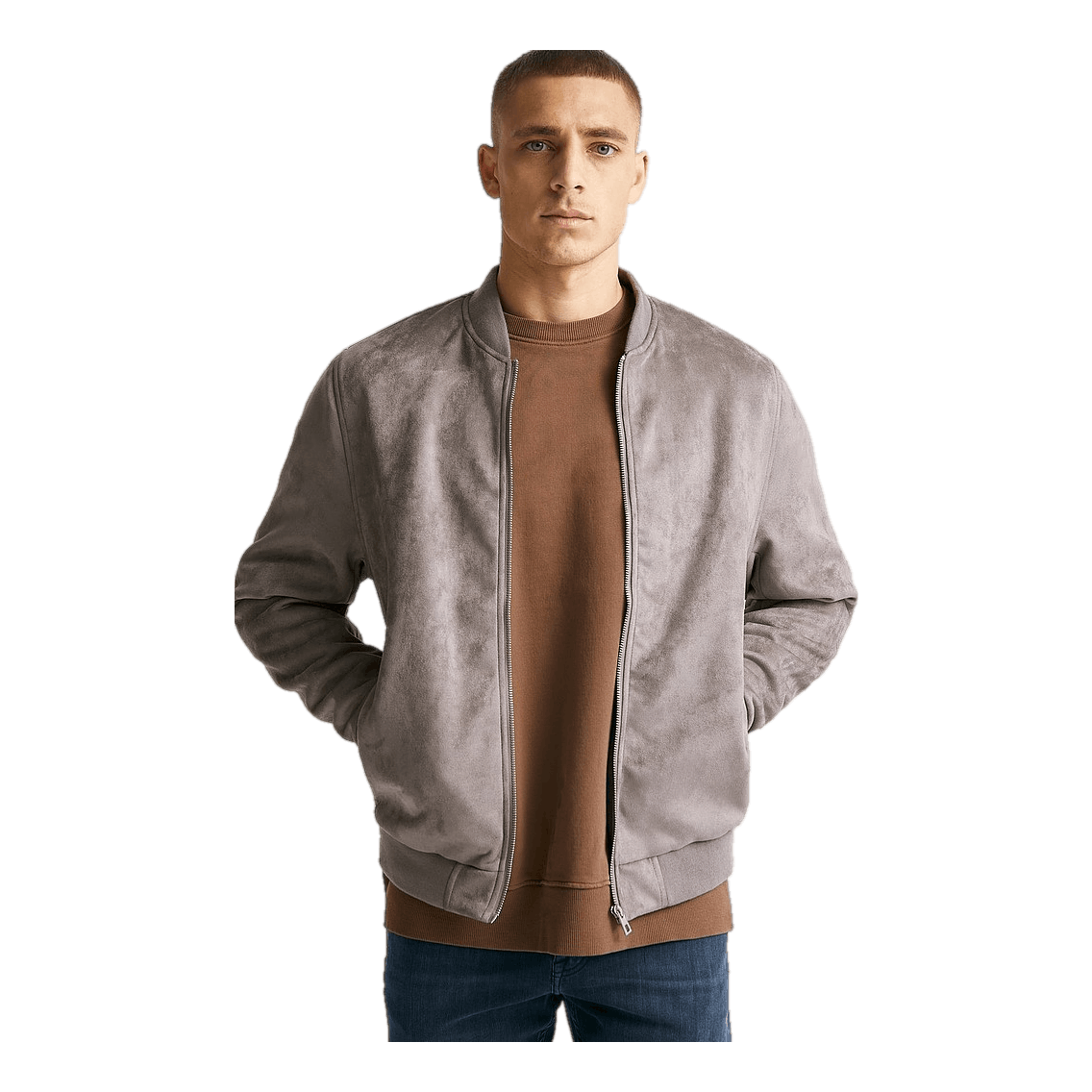 Studio Total Studio Total Fake Suede Bomber