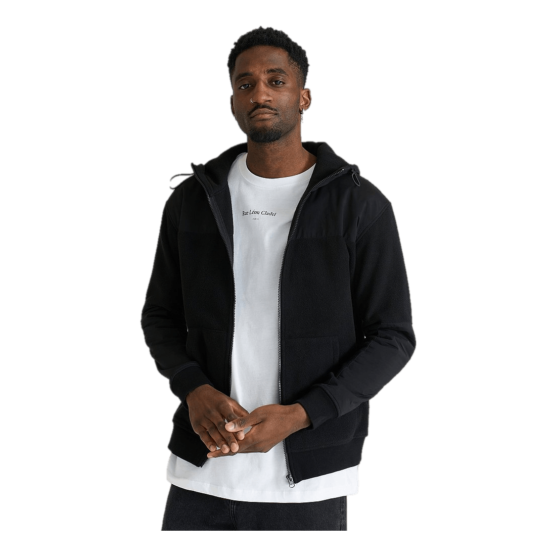 Studio Total Studio Total Nylon Zip Hoodie