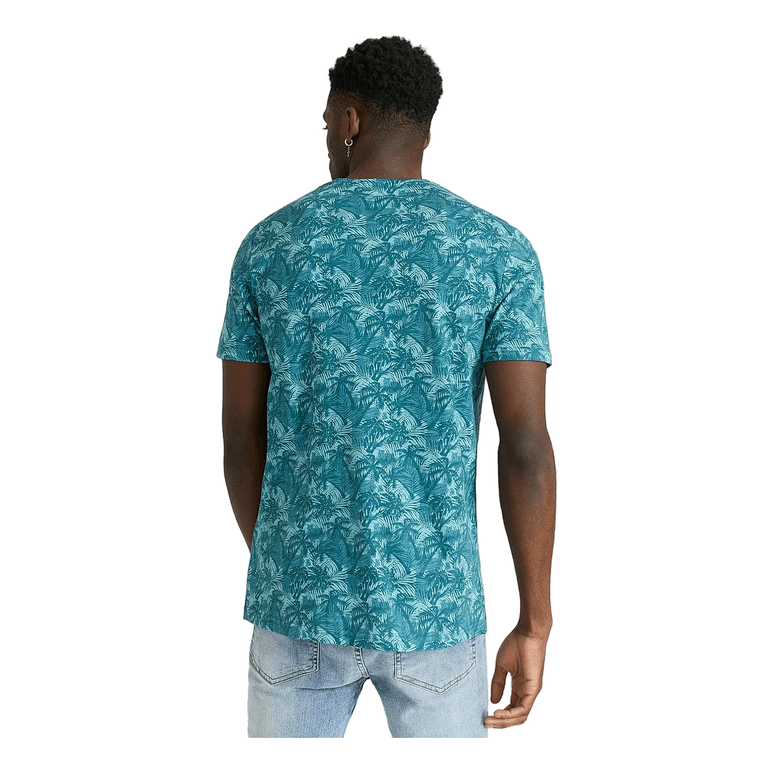 Studio Total Studio Total Printed Tee Turquoise Palm