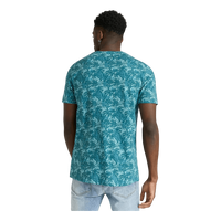 Studio Total Studio Total Printed Tee Turquoise Palm