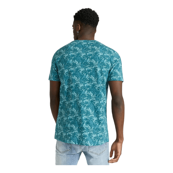 Studio Total Studio Total Printed Tee Turquoise Palm