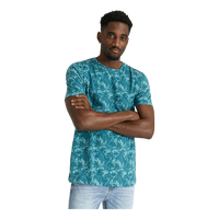 Studio Total Studio Total Printed Tee Turquoise Palm