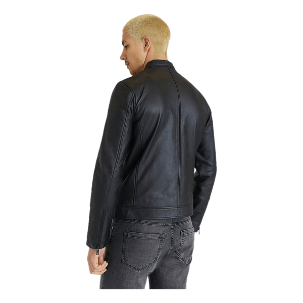 Studio Total Studio Total Clean Leather Racer Jacket