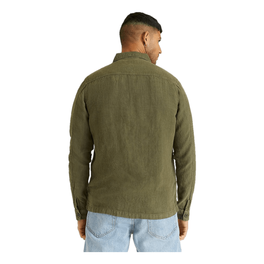 Studio Total Studio Total Linen Overshirt Army