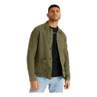 Studio Total Studio Total Linen Overshirt Army