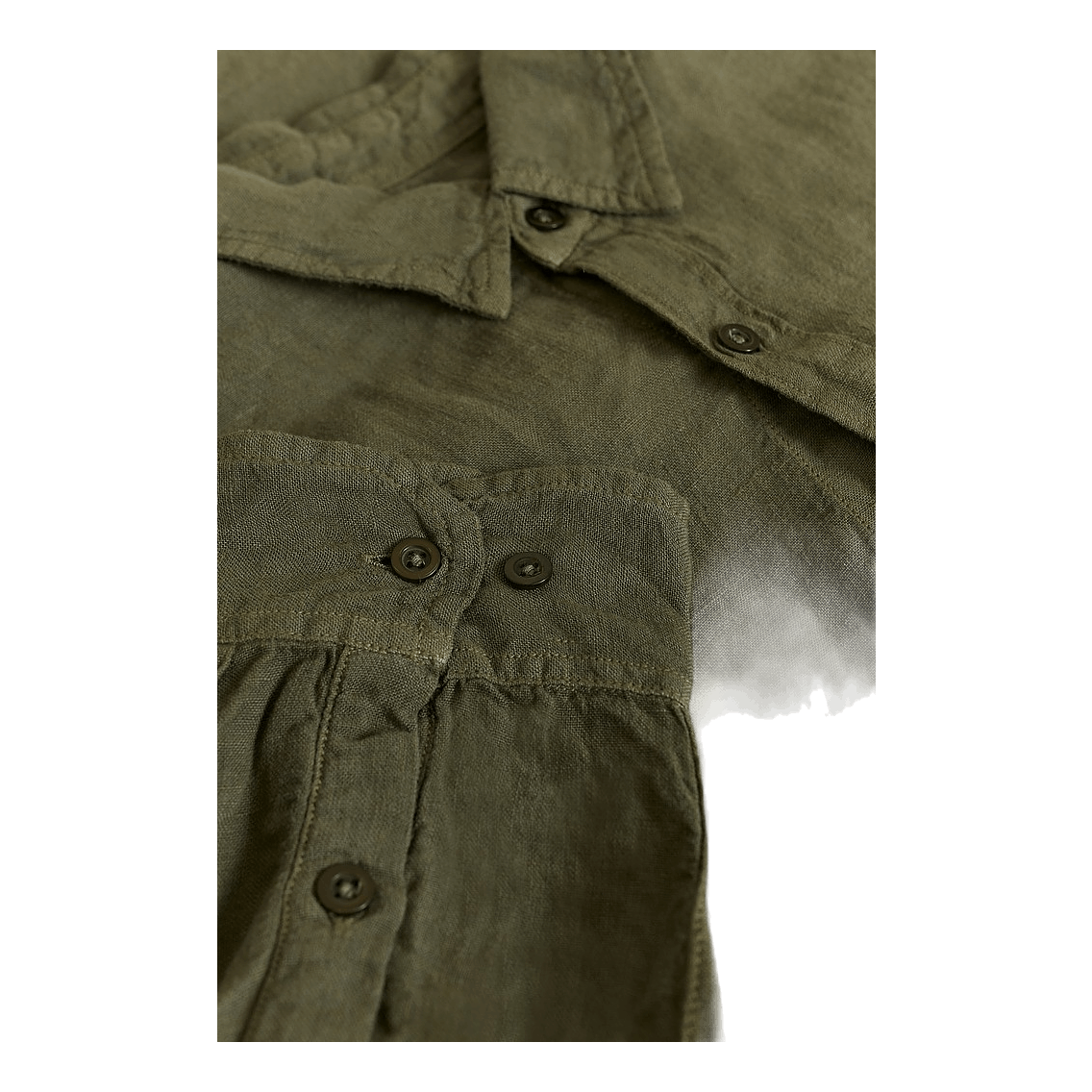 Studio Total Studio Total Classic Linen Shirt Army