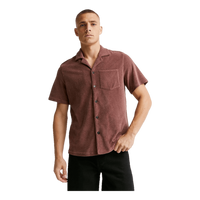 Studio Total Studio Total Terry Camp Shirt Plum