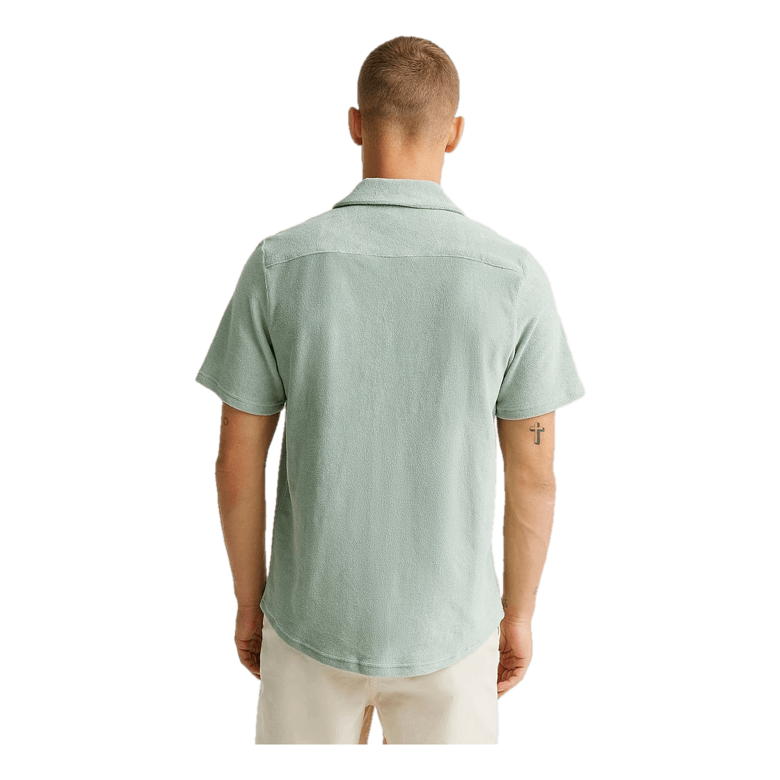 Studio Total Studio Total Terry Camp Shirt Dk Mint