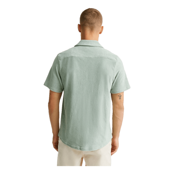 Studio Total Studio Total Terry Camp Shirt Dk Mint