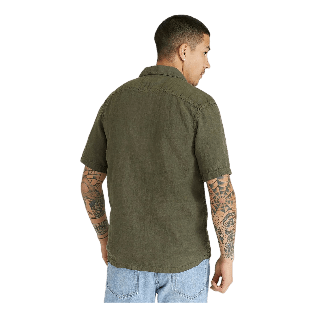 Studio Total Studio Total Linen Camp Shirt Army