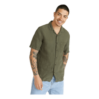 Studio Total Studio Total Linen Camp Shirt Army