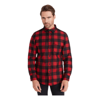 Alaskan Melton Wool Overshirt Red Buffalo