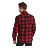 Alaskan Melton Wool Overshirt Red Buffalo