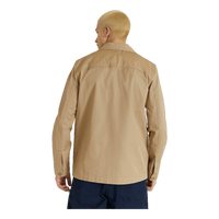 Fabian Twill Overshirt Khaki