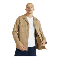 Fabian Twill Overshirt Khaki