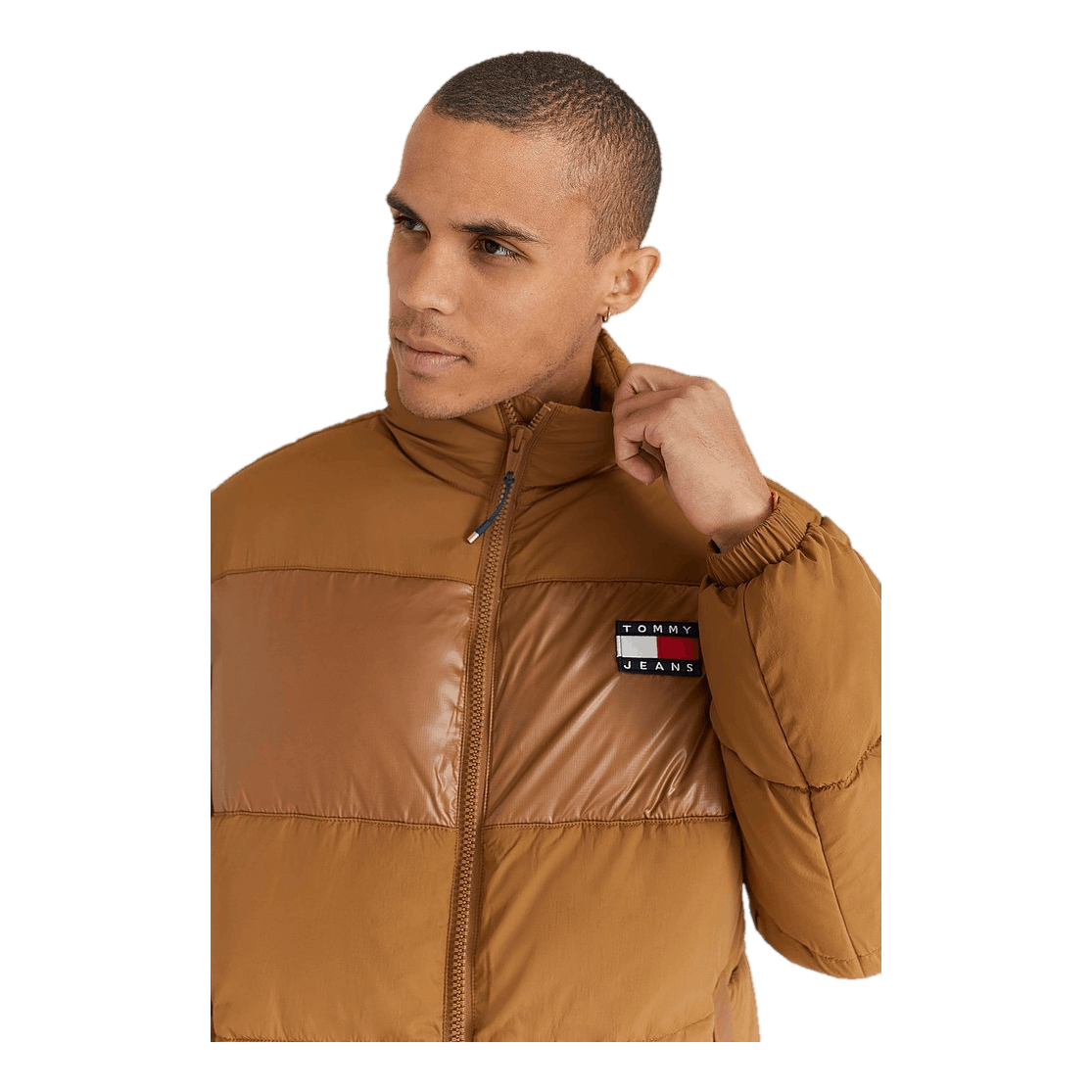 Tommy Hilfiger Tjm Tonal Colorblock Puffer Desert Khaki