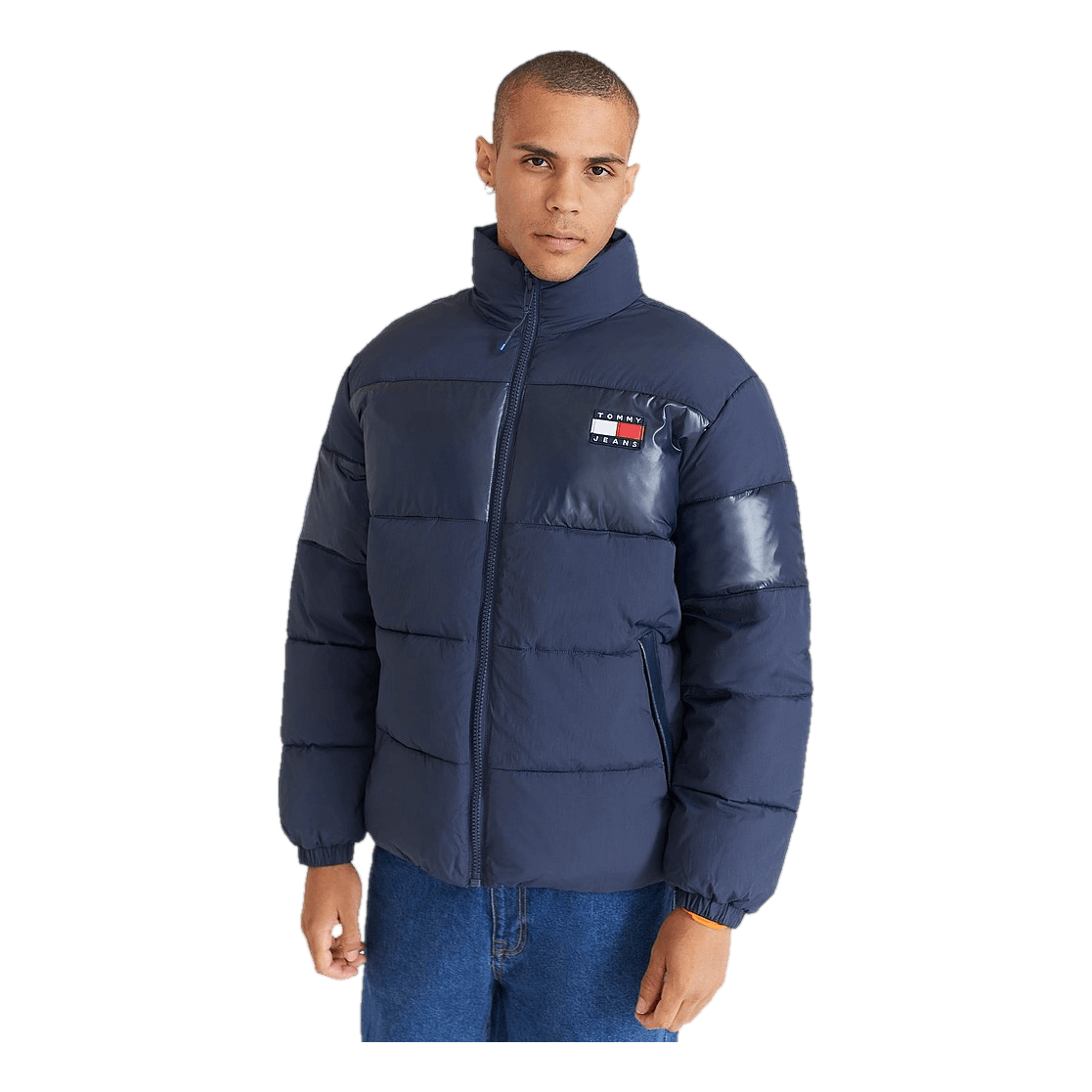 Tommy Hilfiger Tjm Tonal Colorblock Puffer Twilight