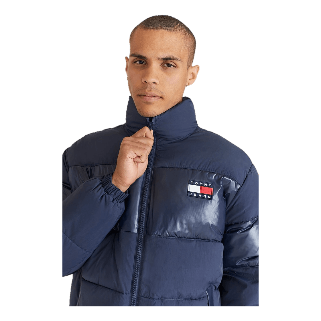 Tommy Hilfiger Tjm Tonal Colorblock Puffer Twilight