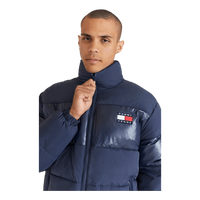 Tommy Hilfiger Tjm Tonal Colorblock Puffer Twilight