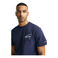 Tommy Hilfiger Tjm Tommy Signature Tee Twilight