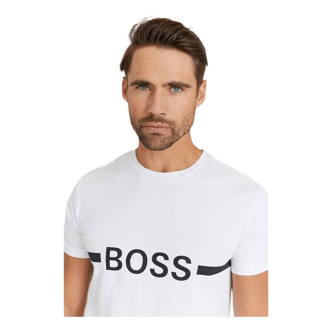 BOSS T-shirt Rn Slim Fit 109 Natural