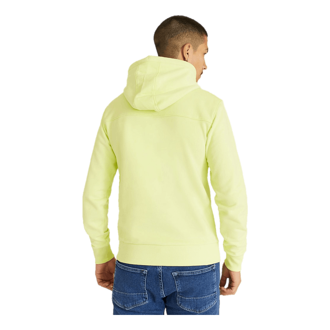 Calvin Klein Small Chest Logo Hoodie Sunny Lime