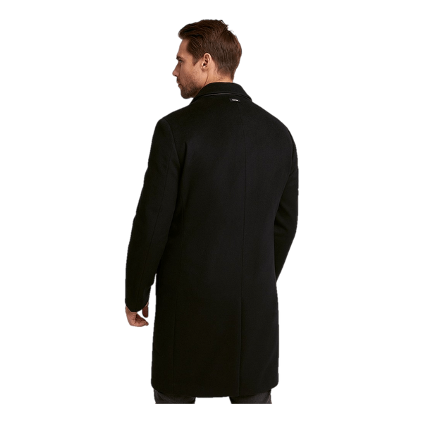 Calvin Klein Wool Melton Coat With Vest Ck